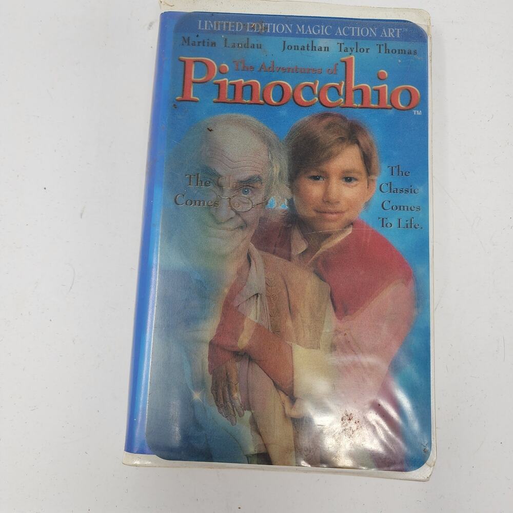 Vintage Pinocchio VHS Tape